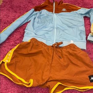 KAPPA SHORTS AND SWEATER SET